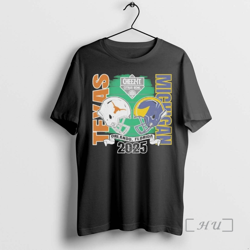 Officials Texas Longhorns Vs Michigan Wolverines 2025 Cheez Citrus Bowl Orlando Florida T-Shirts, Hoodie, Sweatshirt