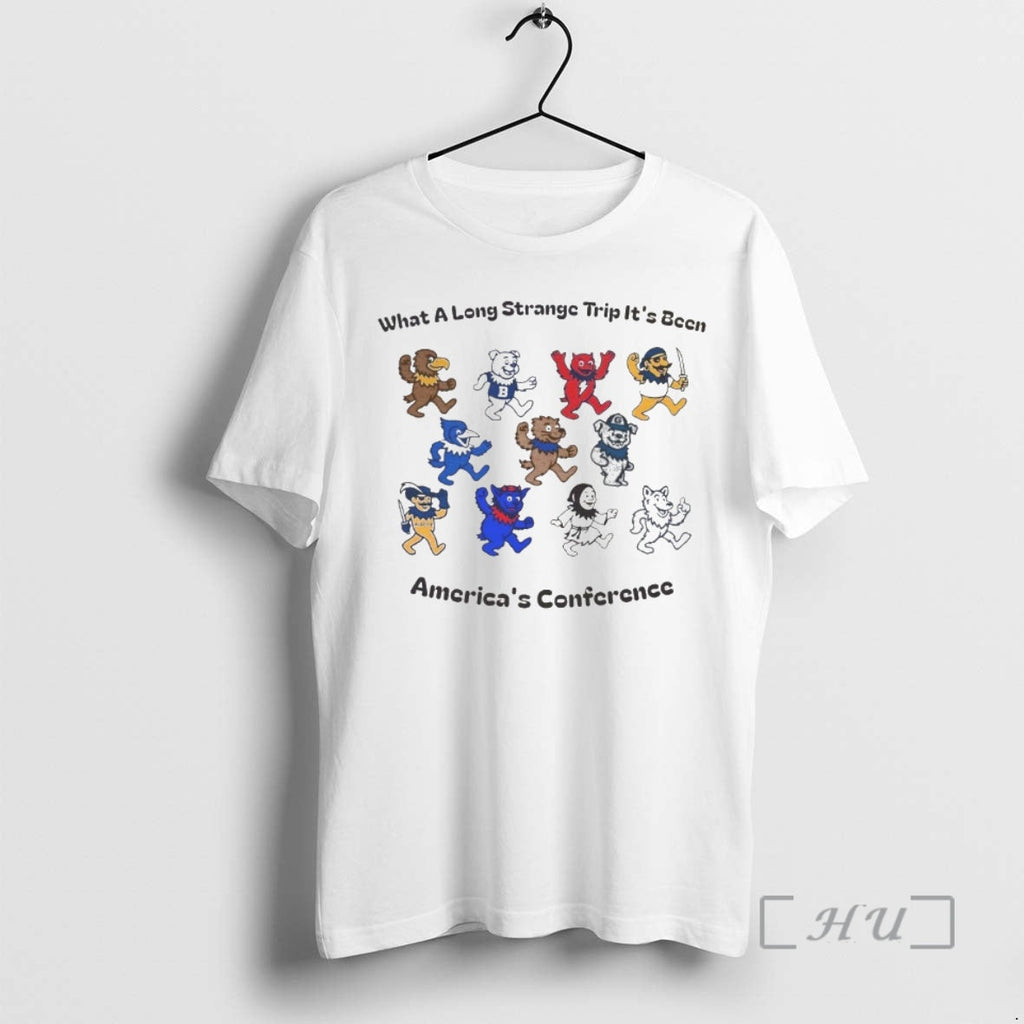 Officials What Long Strange Trip Been Americas Conference Big East X Grateful Dead T-Shirts, Hoodie, Sweatshirt