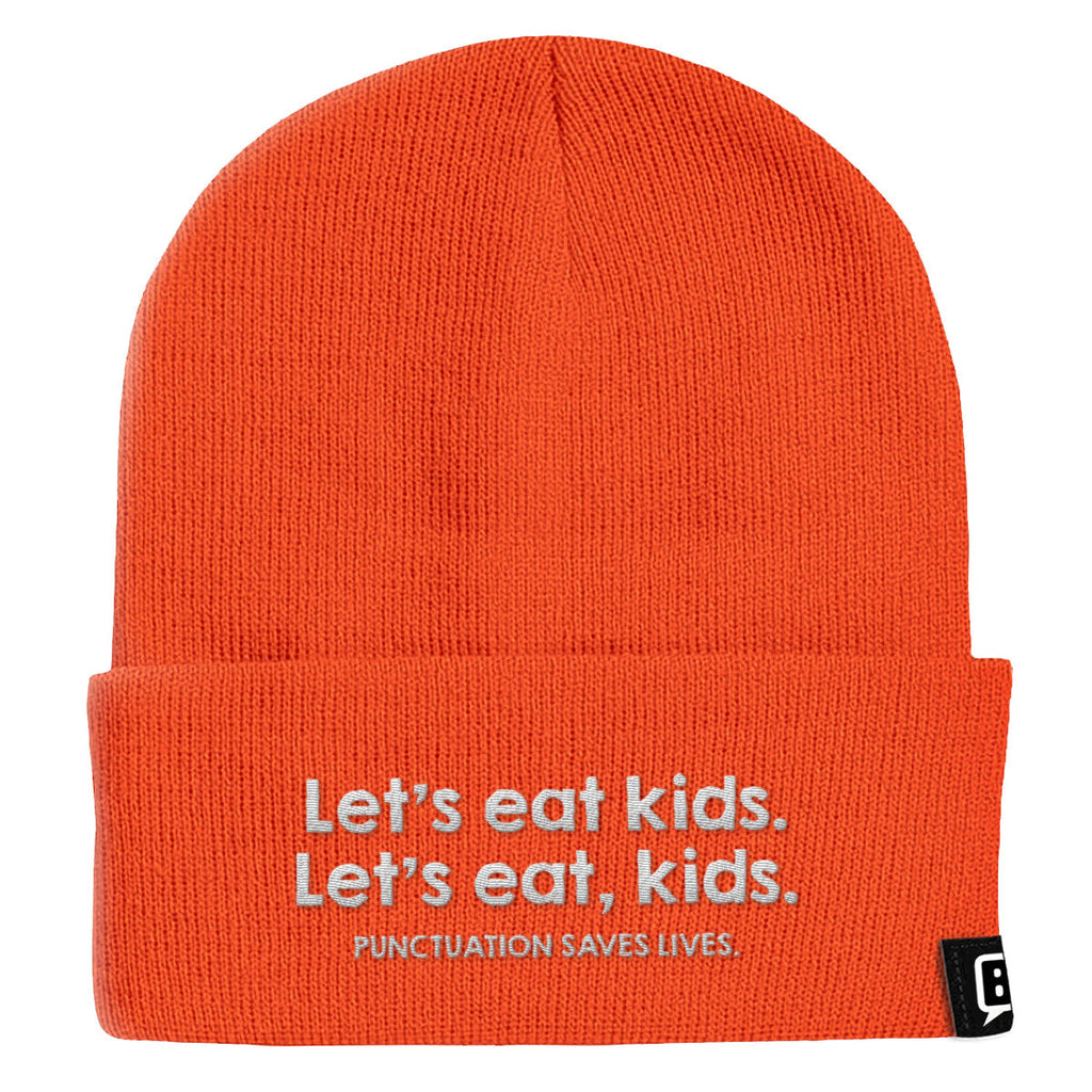 Punctuation Saves Lives Beanies