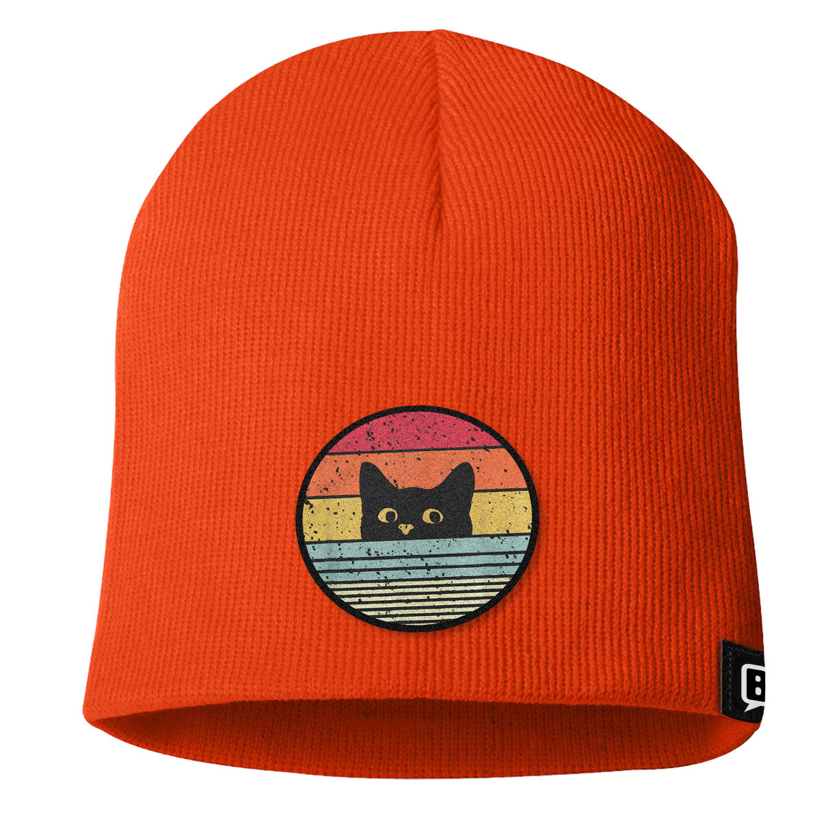 Retro Cat Patch Beanies