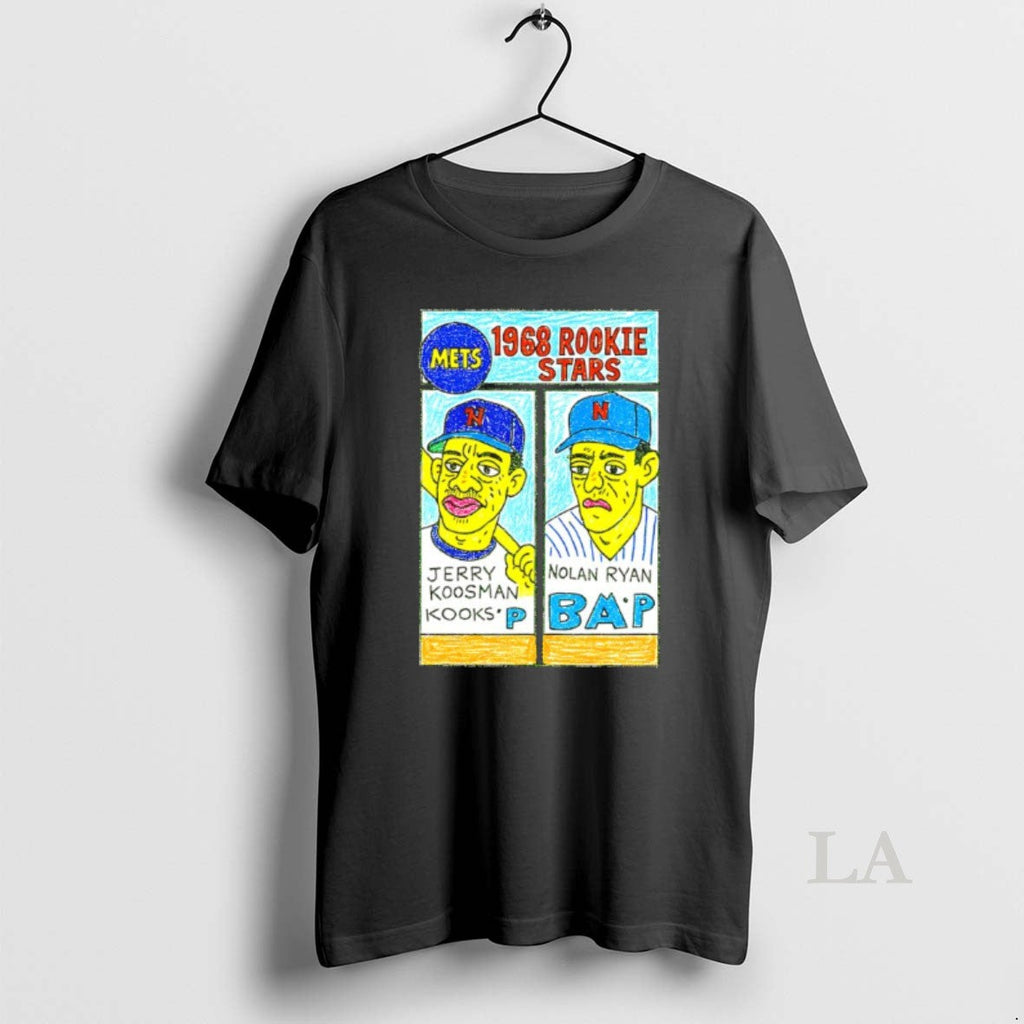 Original 1968 Rookie Stars Jerry Koosman Nolan Ryan Mets Art T-Shirts, Hoodie, Sweatshirt