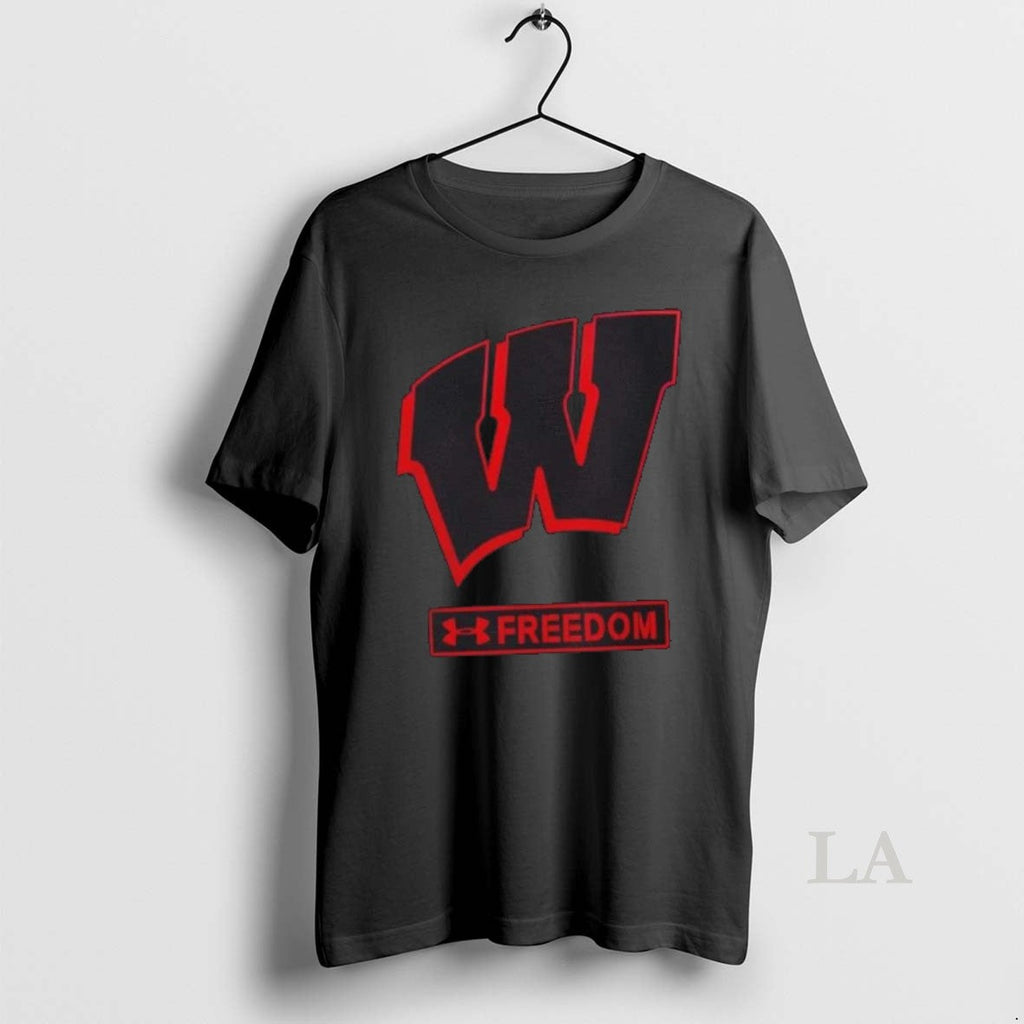 Original 2025 Freedom Wisconsin Badgers Football Coach Luke Fickell 2 Sided T-Shirts, Hoodie, Sweatshirt