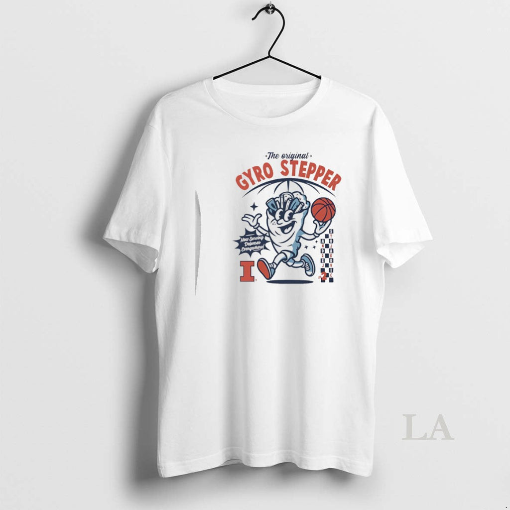 Original Andrej Stojakovic Illinois Fighting Illini Gyro Stepper T-Shirts, Hoodie, Sweatshirt