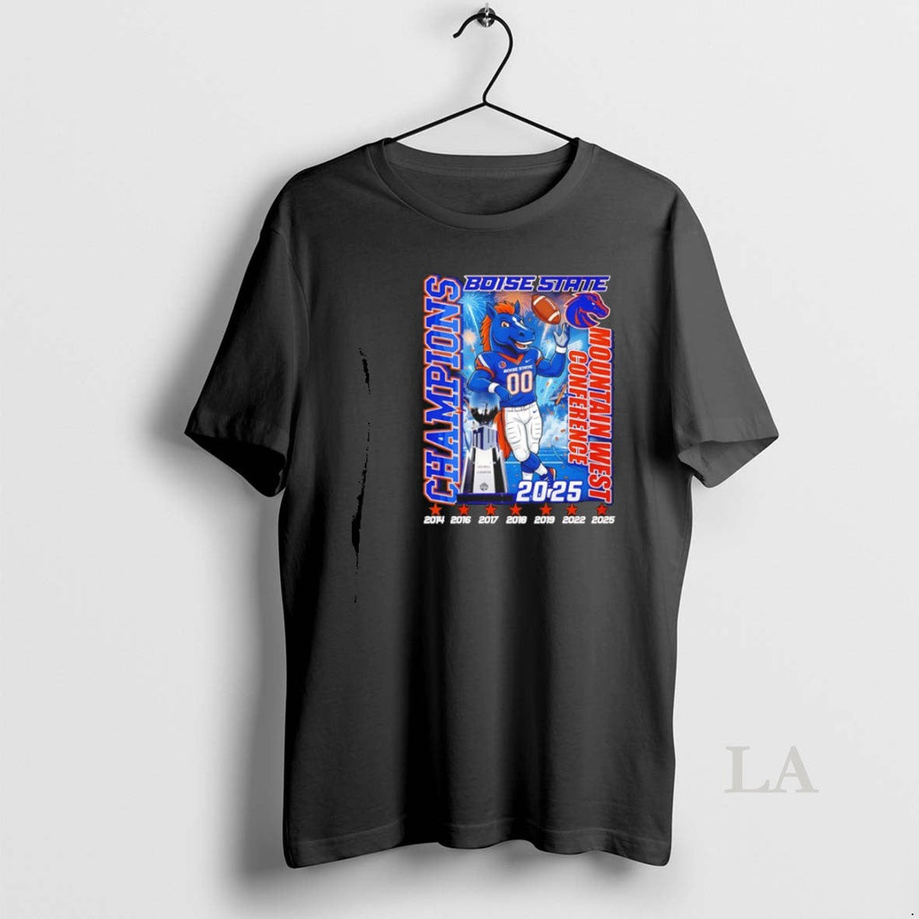 Original Boise State Football 2025 Mountain West Conference Champions 7 Time T-Shirts, Hoodie, Sweatshirt