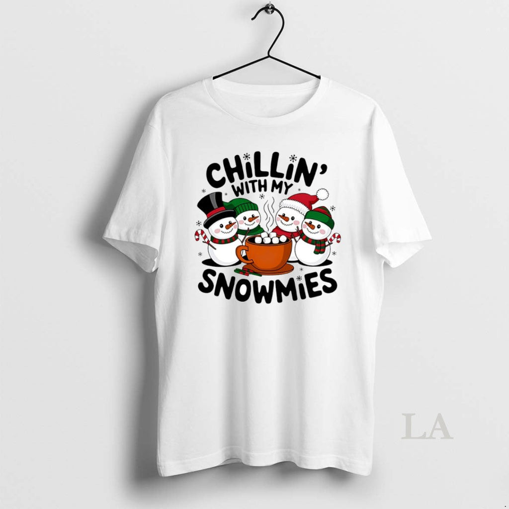 Original Chillin My Snowmies Circle T-Shirts, Hoodie, Sweatshirt