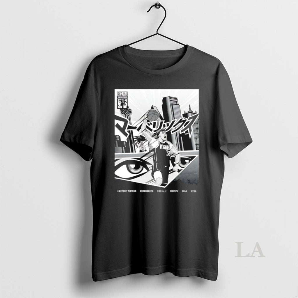 Original Cooper Flagg Dallas Mavericks Vs Detroit Pistons Anime T-Shirts, Hoodie, Sweatshirt
