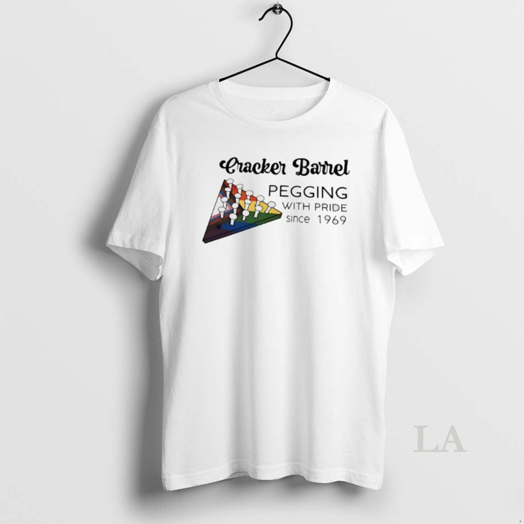 Original Cracker Barrel Pegging Pride Since 1969 Lgbtq T-Shirts, Hoodie, Sweatshirt