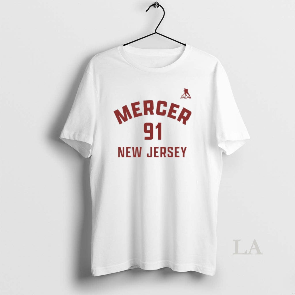 Original Dawson Mercer 91 New Devils Nhl Player Number Name T-Shirts, Hoodie, Sweatshirt