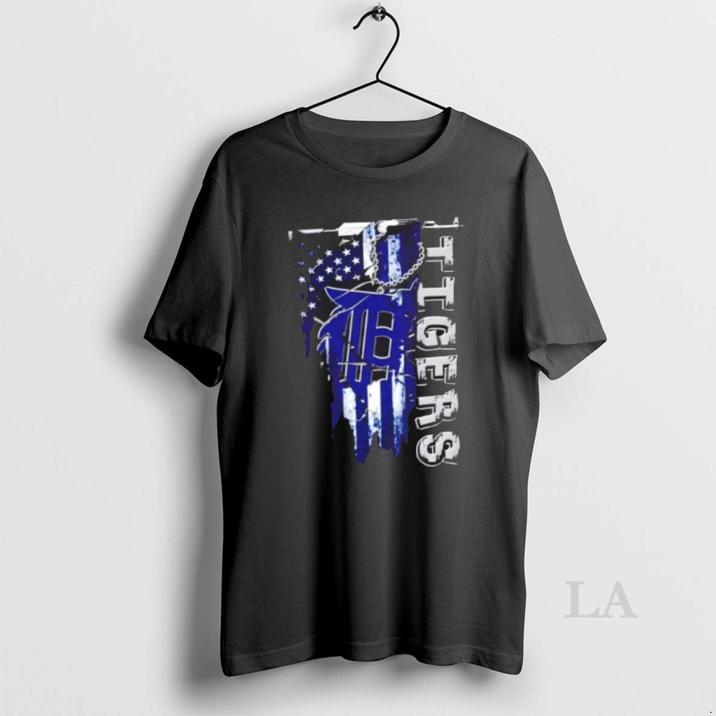 Original Detroit Tigers Baseball Battle Shattered Usa Flag Rip T-Shirts, Hoodie, Sweatshirt