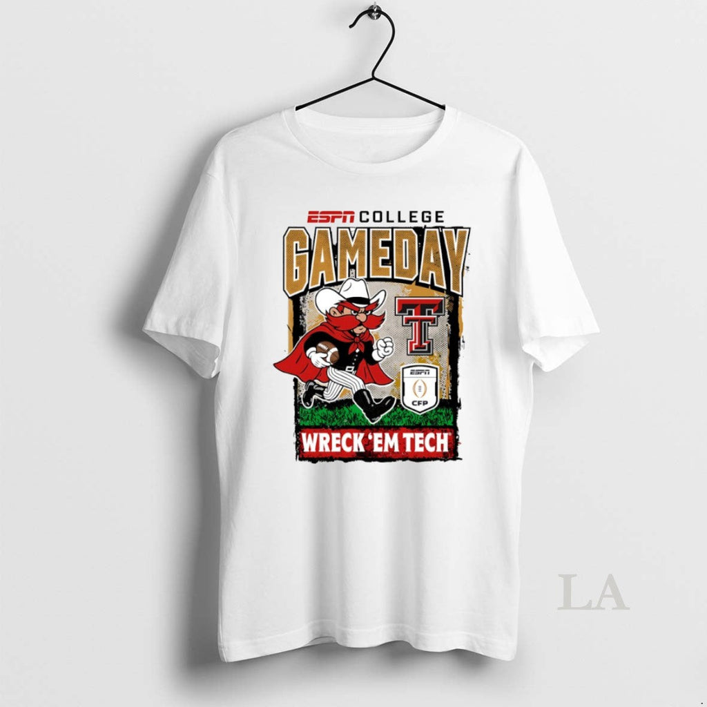Original Gameday 2025 2026 Collge Football Playoff Texas Tech Red Raiders Mascot Circle T-Shirts, Hoodie, Sweatshirt