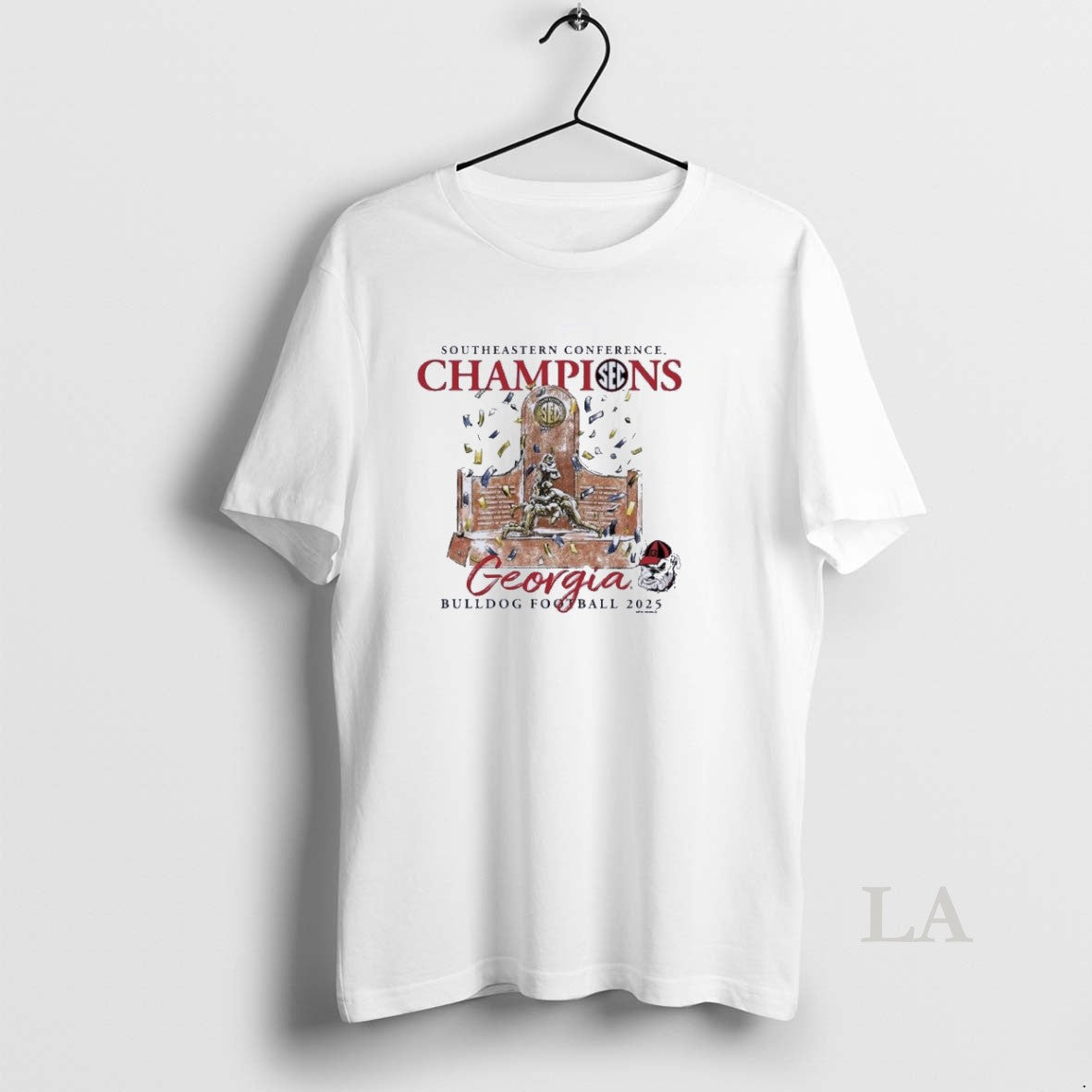 Original Georgia Bulldogs 2025 Sec Football Conference Champions Trophy T-Shirts, Hoodie, Sweatshirt