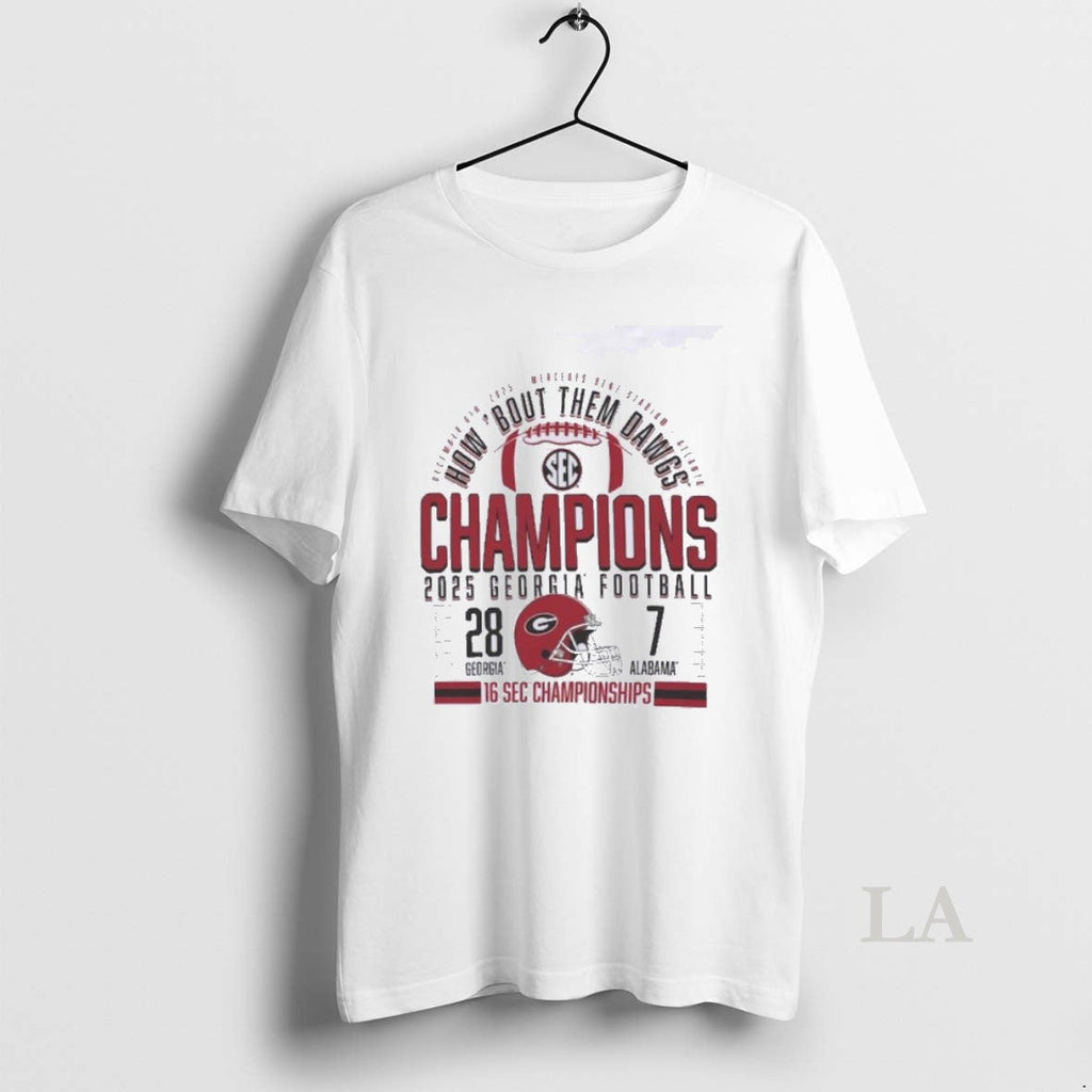 Original Georgia Bulldogs Sec Football Champions 16 Sec Championship T-Shirts, Hoodie, Sweatshirt