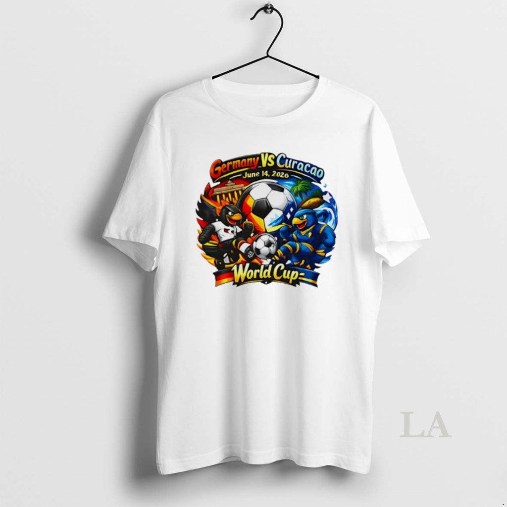 Original Germany Vs Curacao 2026 World Cup Mascot T-Shirts, Hoodie, Sweatshirt