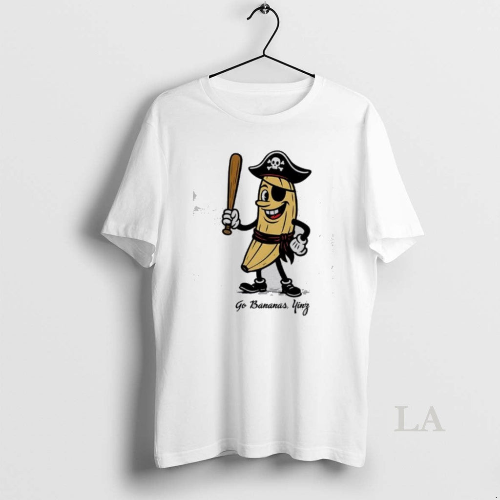 Original Go Bananas Yinz Cute Funny Baseball T-Shirts, Hoodie, Sweatshirt