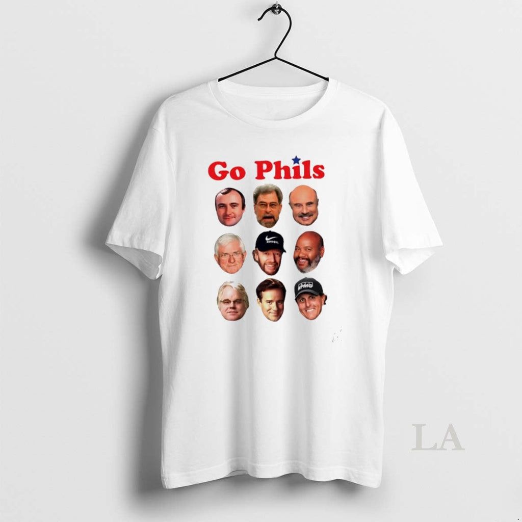 Original Go Phils Phillips Big Heads Coach History T-Shirts, Hoodie, Sweatshirt
