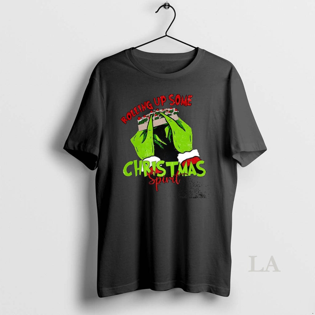 Original Grinch Hands Rolling Up Some Spirit T-Shirts, Hoodie, Sweatshirt