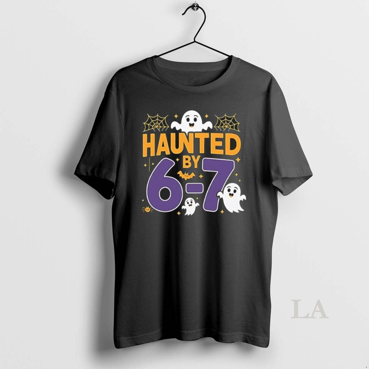 Original Haunted By 6 7 Tiktok Viral Quote Halloween Six Seven Meme
