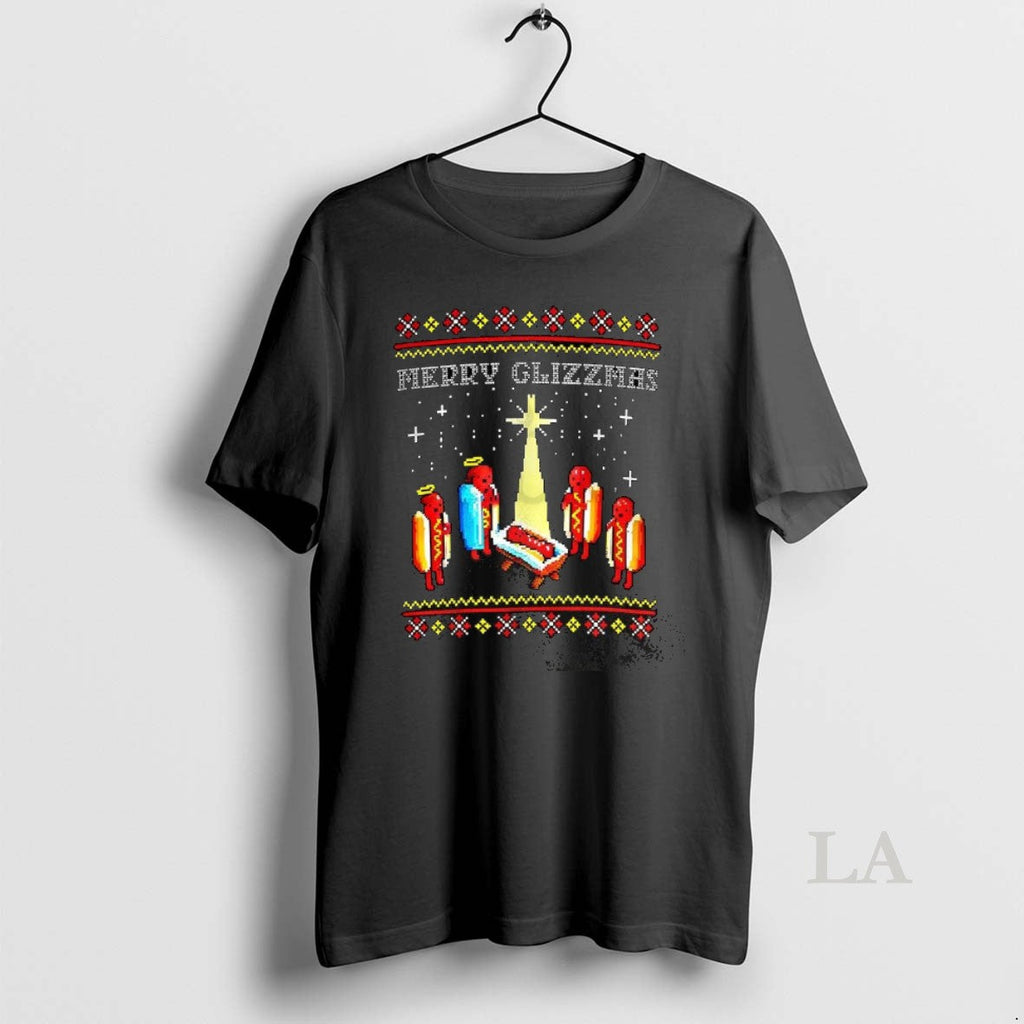 Original Hot Dog Merry Glizzmas Ugly Parody T-Shirts, Hoodie, Sweatshirt