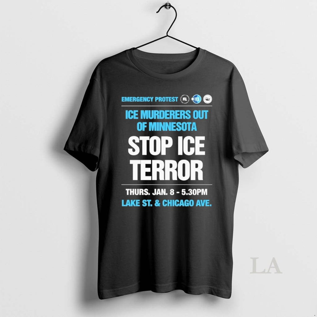 Original Ice Murderers Out Minnesota Stop Ice Terror Lake St Chicago Ave T-Shirts, Hoodie, Sweatshirt