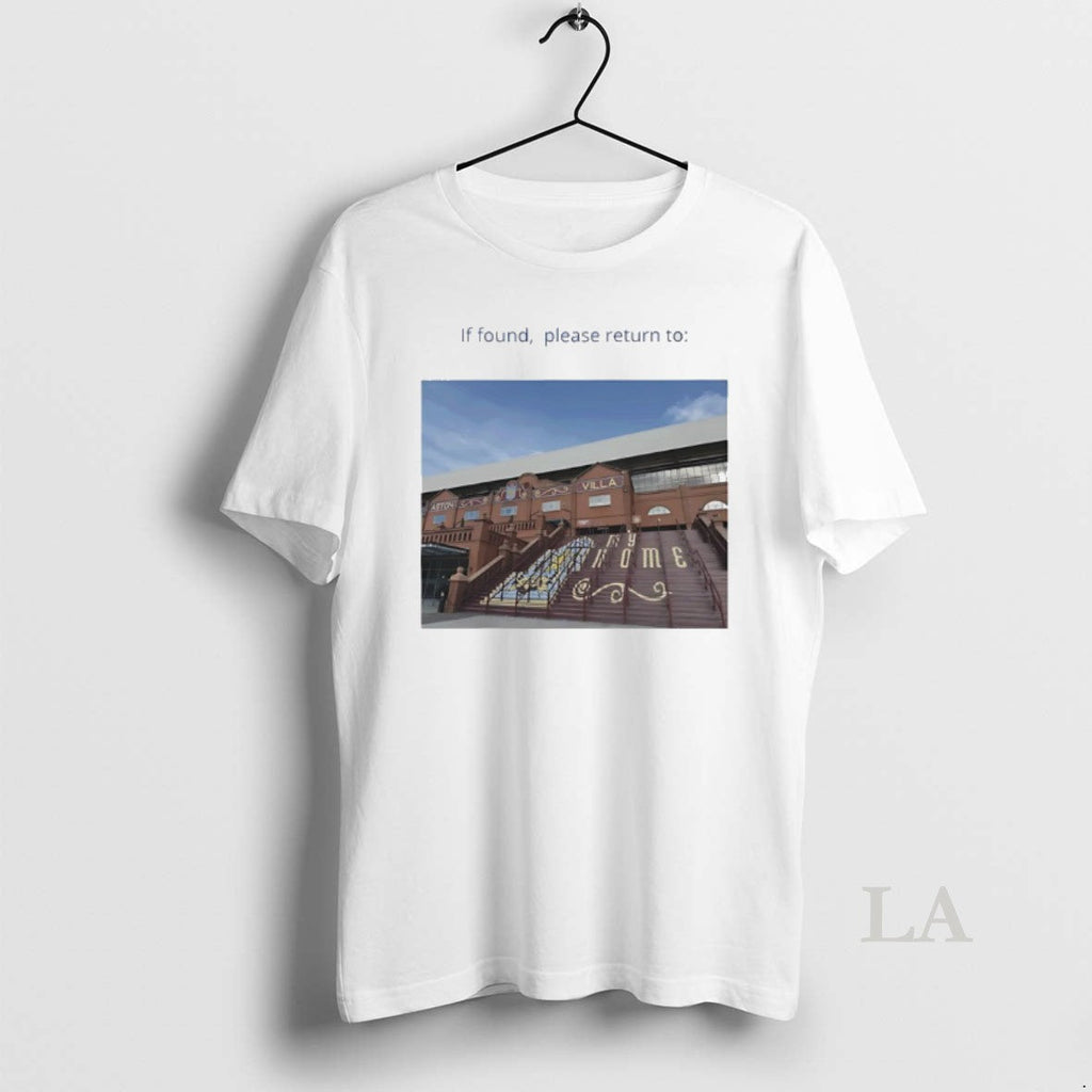 Original If Found Please Aston Villas Iconic Holte End Steps T-Shirts, Hoodie, Sweatshirt