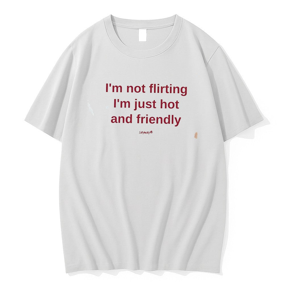 Original Im Flirting Im Friendly Tee Jpg Tee Unisex T-shirt, Sweatshirt, Hoodie (1)