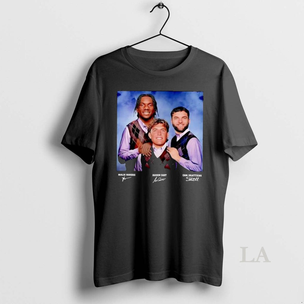 Original Jaxson Dart Cam Skattebo Malik Nabers Football New York Stepbrothers T-Shirts, Hoodie, Sweatshirt