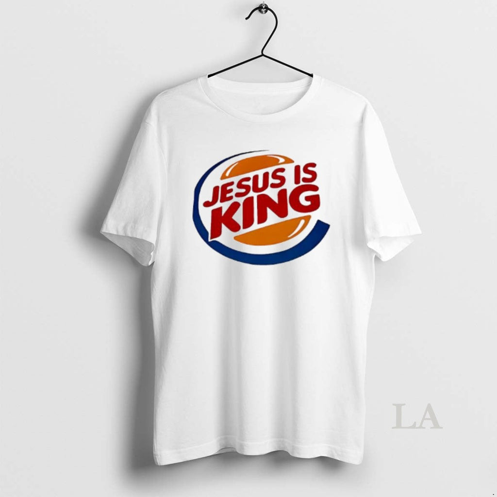 Original Jesus Is King X Burger King Logo T-Shirts, Hoodie, Sweatshirt