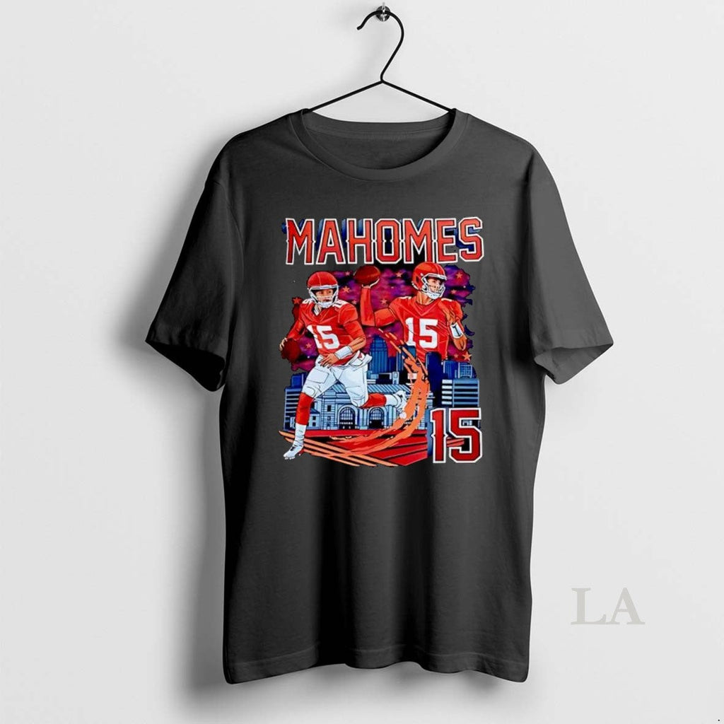 Original Kansas City Chiefs Patrick Mahomes 15 Player Skyline T-Shirts, Hoodie, Sweatshirt