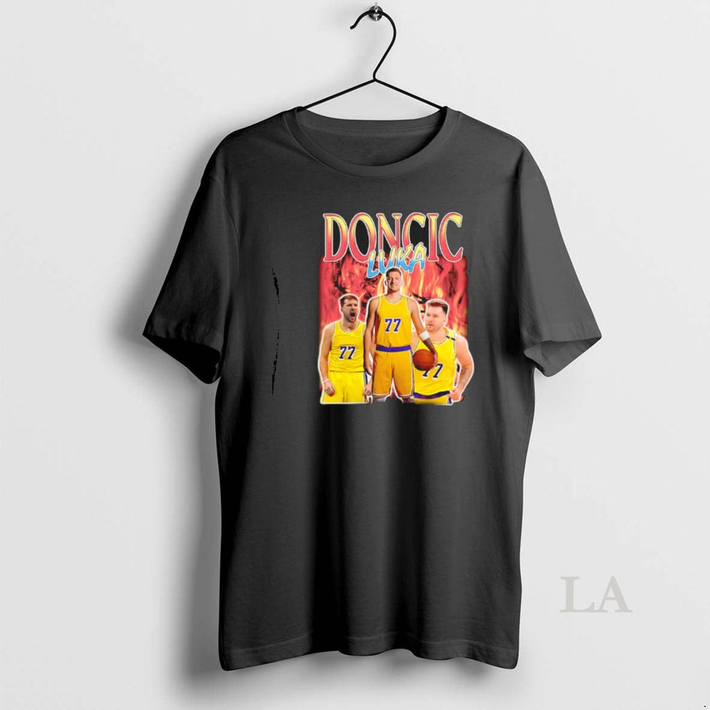 Original Luka Doncic Los Angeles Lakers Fire Vintage T-Shirts, Hoodie, Sweatshirt