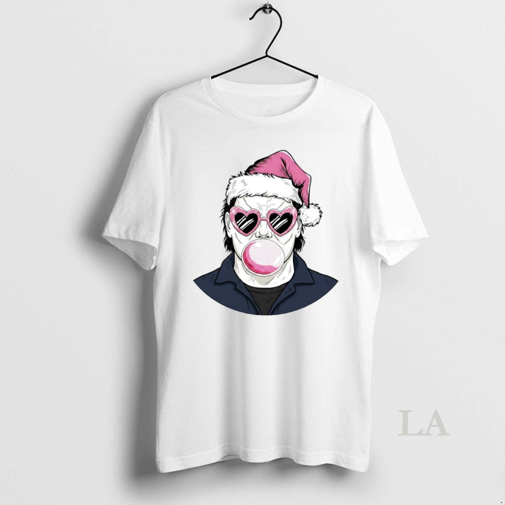 Original Merry Michael Myers Bubble Gum Circle T-Shirts, Hoodie, Sweatshirt