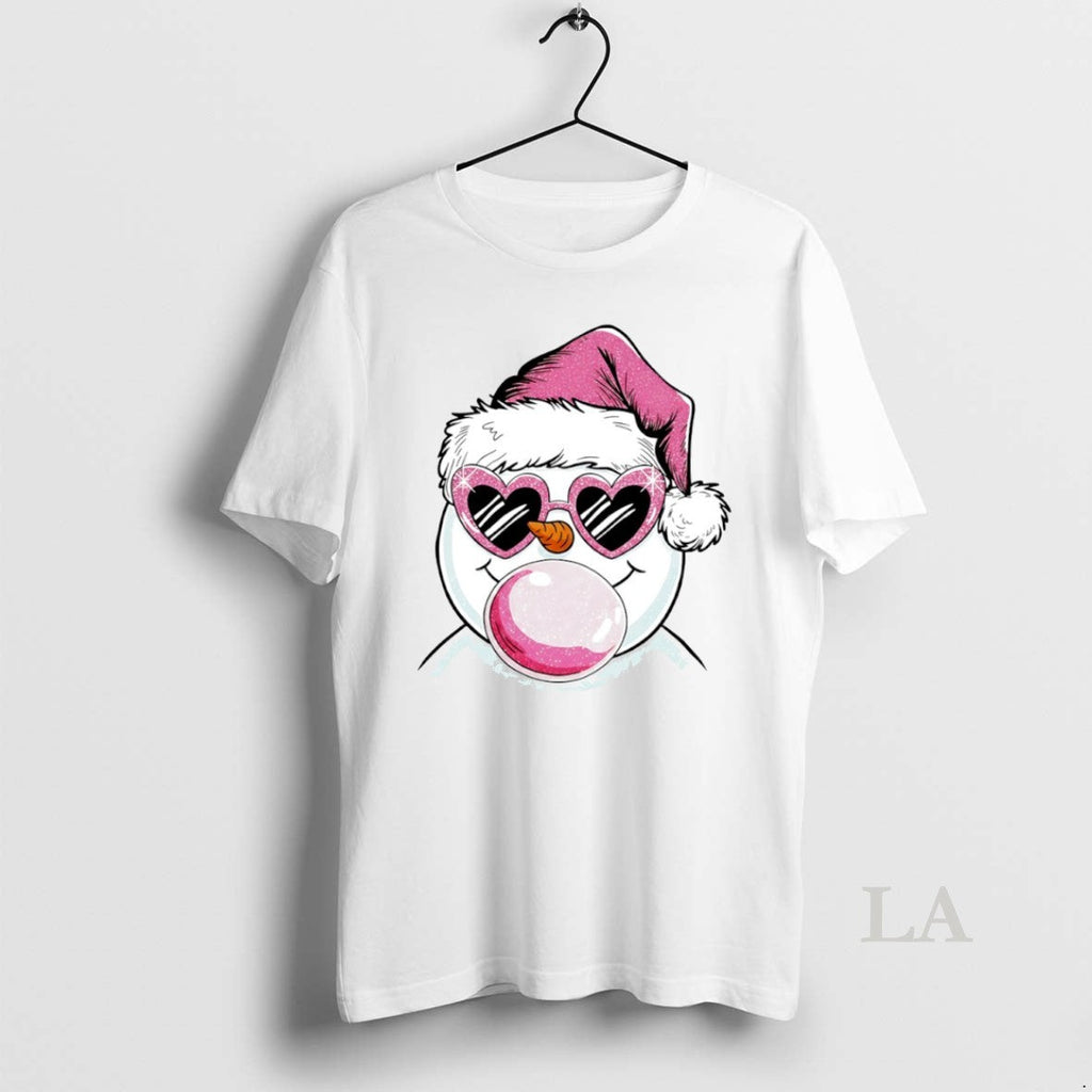 Original Merry Snowman Bubble Gum Circle T-Shirts, Hoodie, Sweatshirt