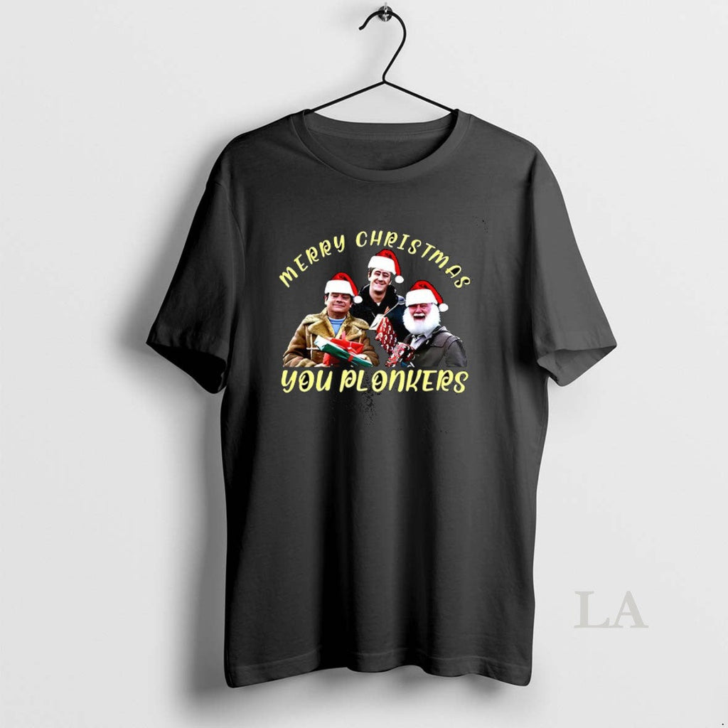 Original Merry You Plonkers Only Fools Horses Parody T-Shirts, Hoodie, Sweatshirt
