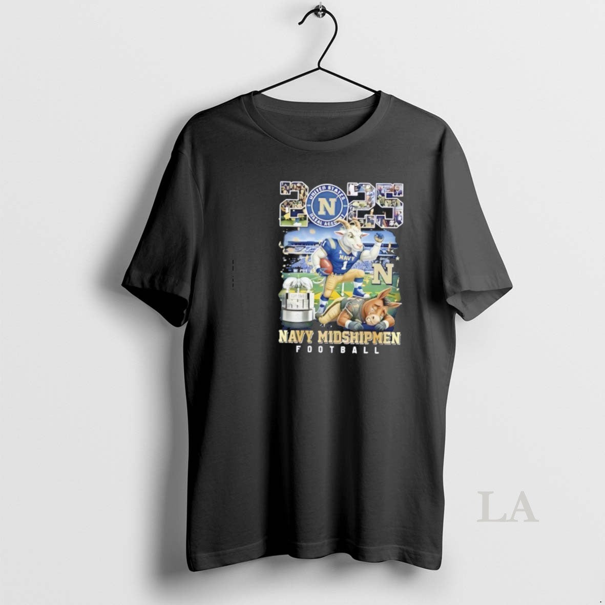 Original Navy Midshipmen 2025 Commander Chiefs Trophy Champions Mascot T-Shirts, Hoodie, Sweatshirt