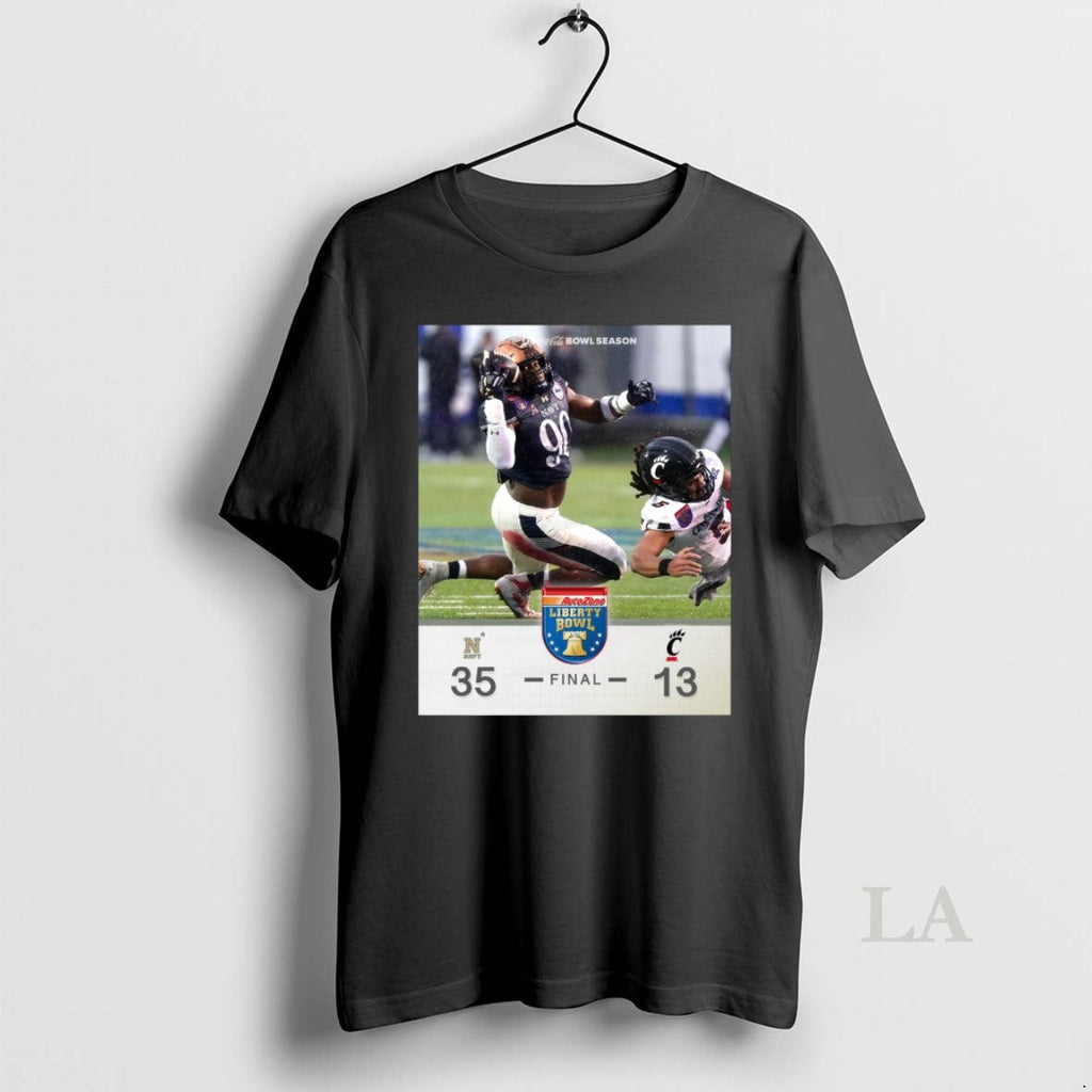 Original Navy Midshipmen Defeated Cincinnati Bearcats 35 13 2026 Autozone Liberty Bowl T-Shirts, Hoodie, Sweatshirt