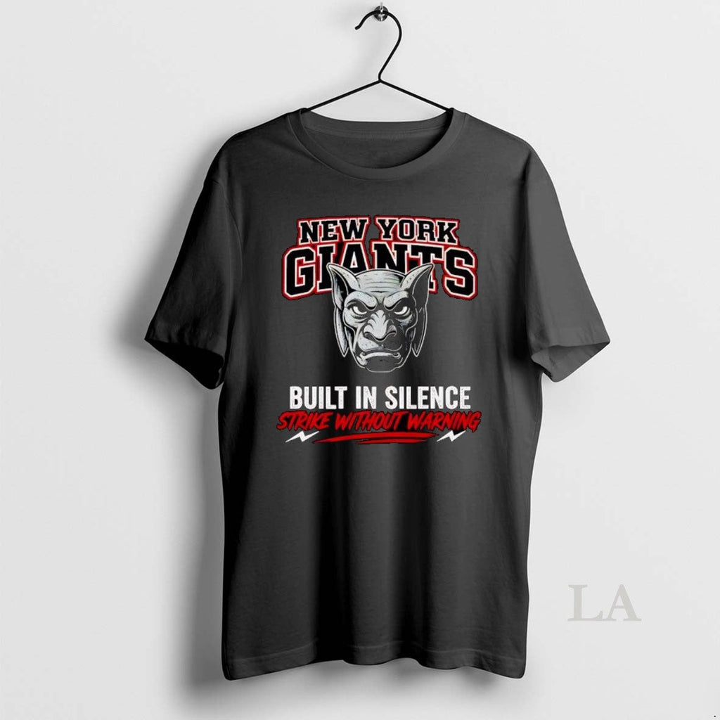 Original New York Giants Built Silence Strike Without Warning T-Shirts, Hoodie, Sweatshirt