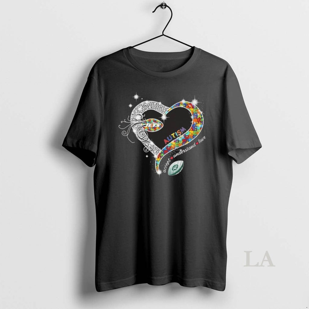 Original New York Jets Accept Understand Love Autism Diamond Heart 2026 T-Shirts, Hoodie, Sweatshirt