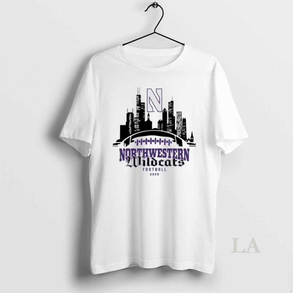 Original Northwestern Football 2025 Season City Skyline T-Shirts, Hoodie, Sweatshirt