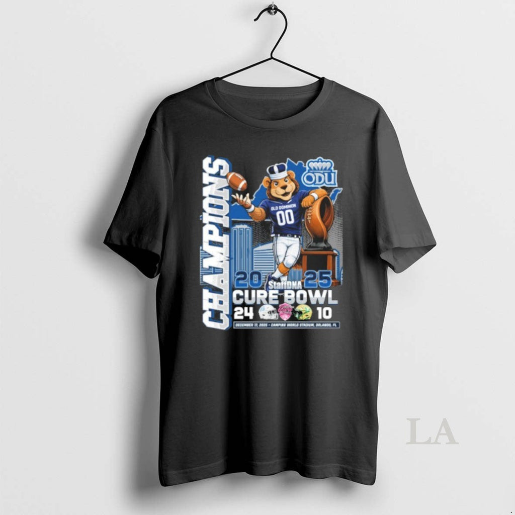 Original Odu Monarchs Mascot 2025 Cure Bowl Champions Score T-Shirts, Hoodie, Sweatshirt