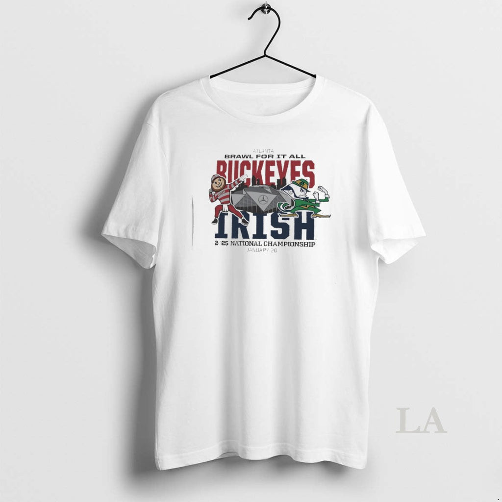 Original Ohio State Vs Notre Dame Dueling Mascot 2025 National Championship T-Shirts, Hoodie, Sweatshirt