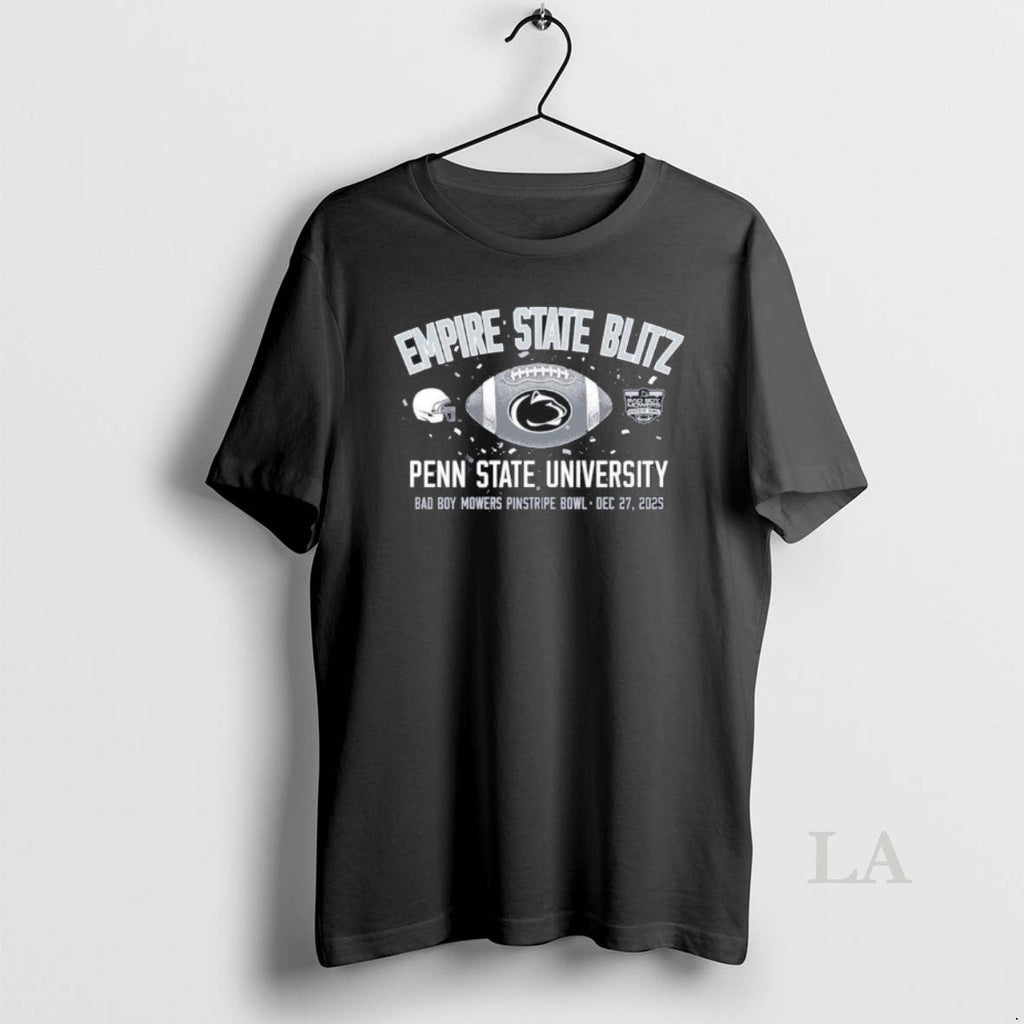 Original Penn State 2025 Pinstripe Bowl Empire State Blitz T-Shirts, Hoodie, Sweatshirt