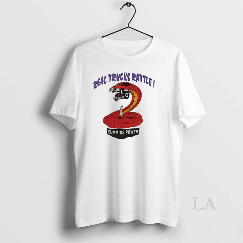 Original Real Trucks Rattle Cummins Power Rattlesnake Truck T-Shirts, Hoodie, Sweatshirt