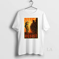 Original Resist Portland Frog Protest Anti Fascism Fuck Ice No Kings Day Vintage