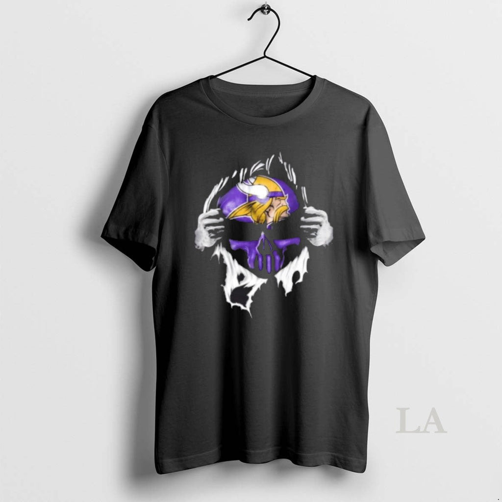 Original Ripped Chest Skull Deep Minnesota Vikings Till Grave T-Shirts, Hoodie, Sweatshirt