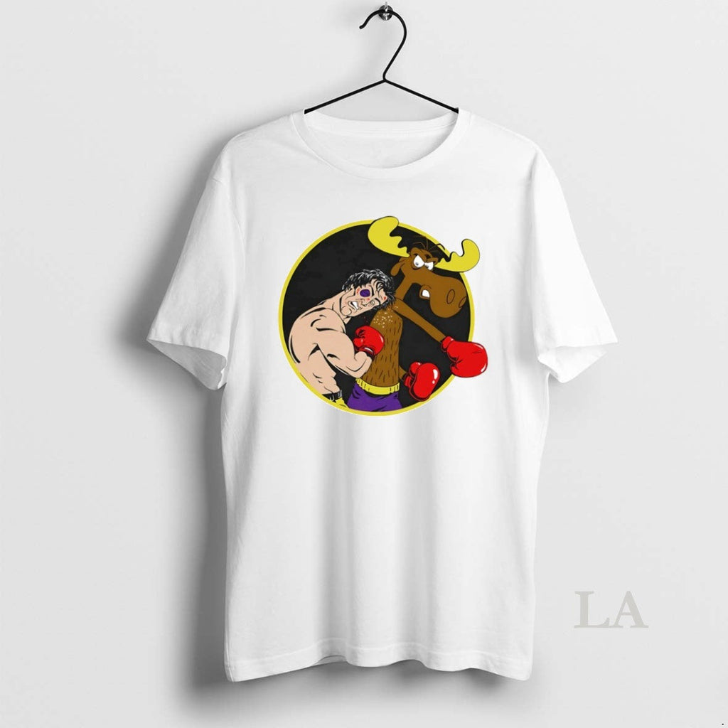 Original Rocky Vs Bullwinkle Circle T-Shirts, Hoodie, Sweatshirt