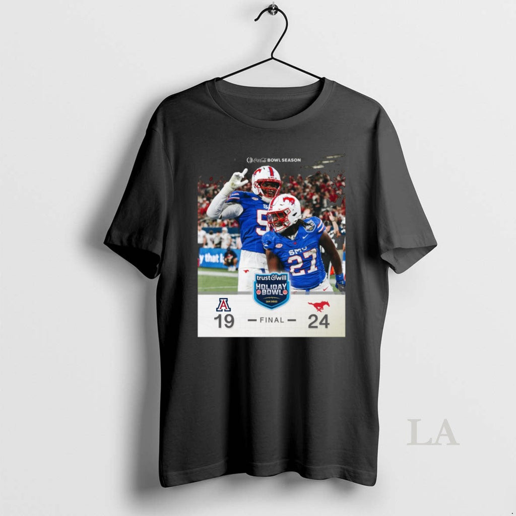 Original Smu Mustangs Vs Arizona Wildcats 2026 Trust Will Bowl Final Score 24 19 T-Shirts, Hoodie, Sweatshirt