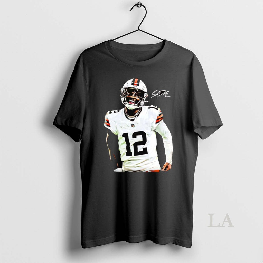 Original Shedeur Sanders Debut Signature Cleveland Browns T-Shirts, Hoodie, Sweatshirt