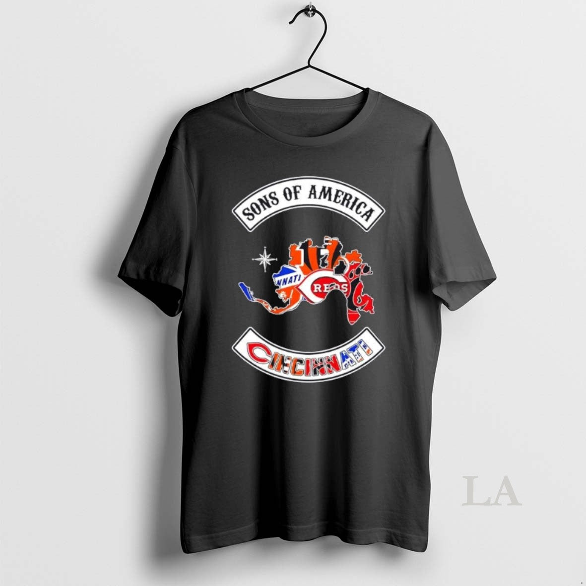 Original Son America Cincinnati Map Sports Logos Combine T-Shirts, Hoodie, Sweatshirt