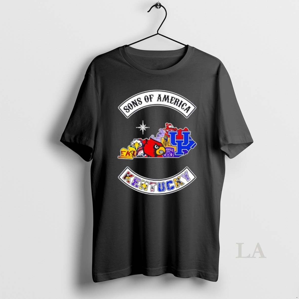 Original Son America Kentucky Map Sports Logos Combine T-Shirts, Hoodie, Sweatshirt