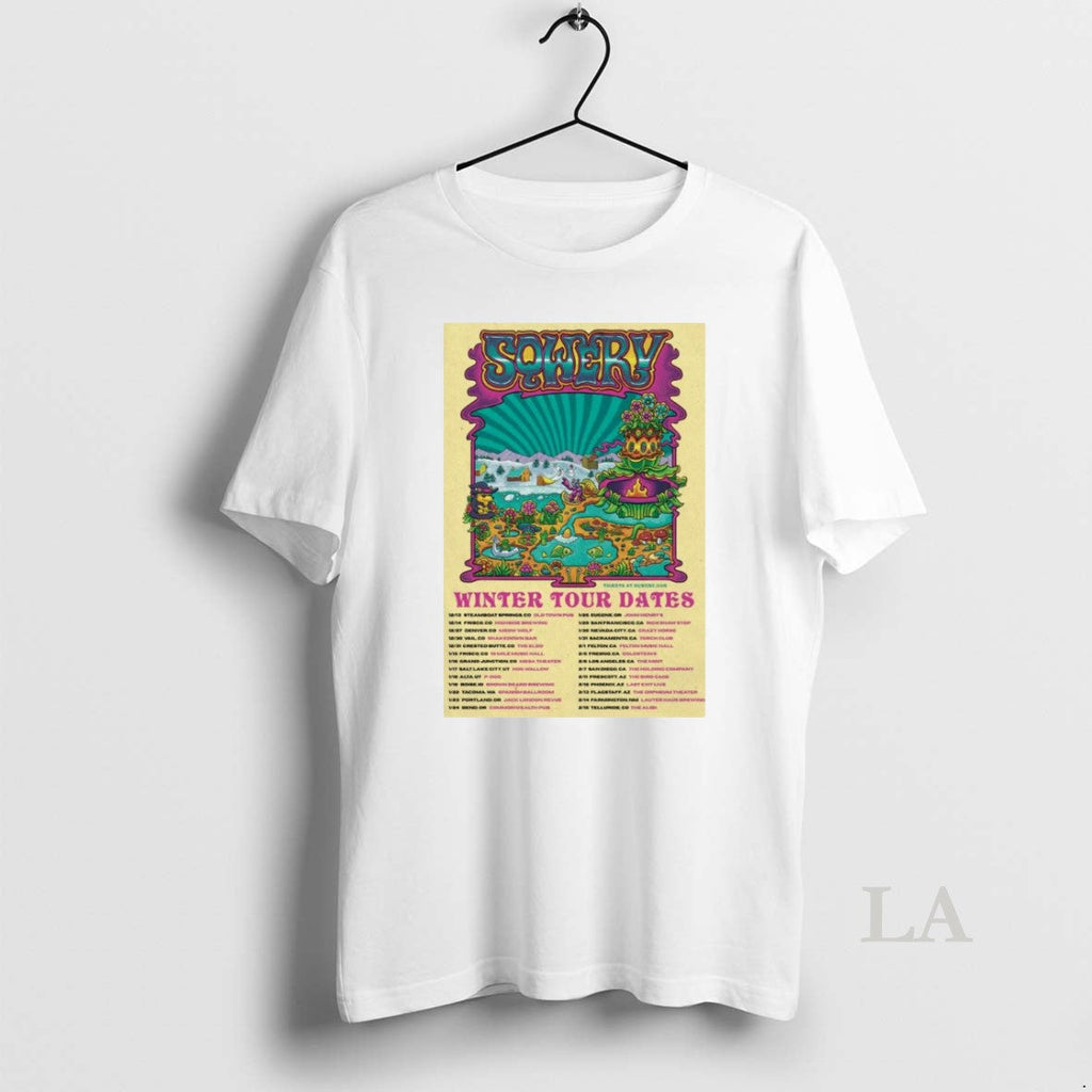 Original Sqwerv Winter Tour Dates 2025 2026 T-Shirts, Hoodie, Sweatshirt