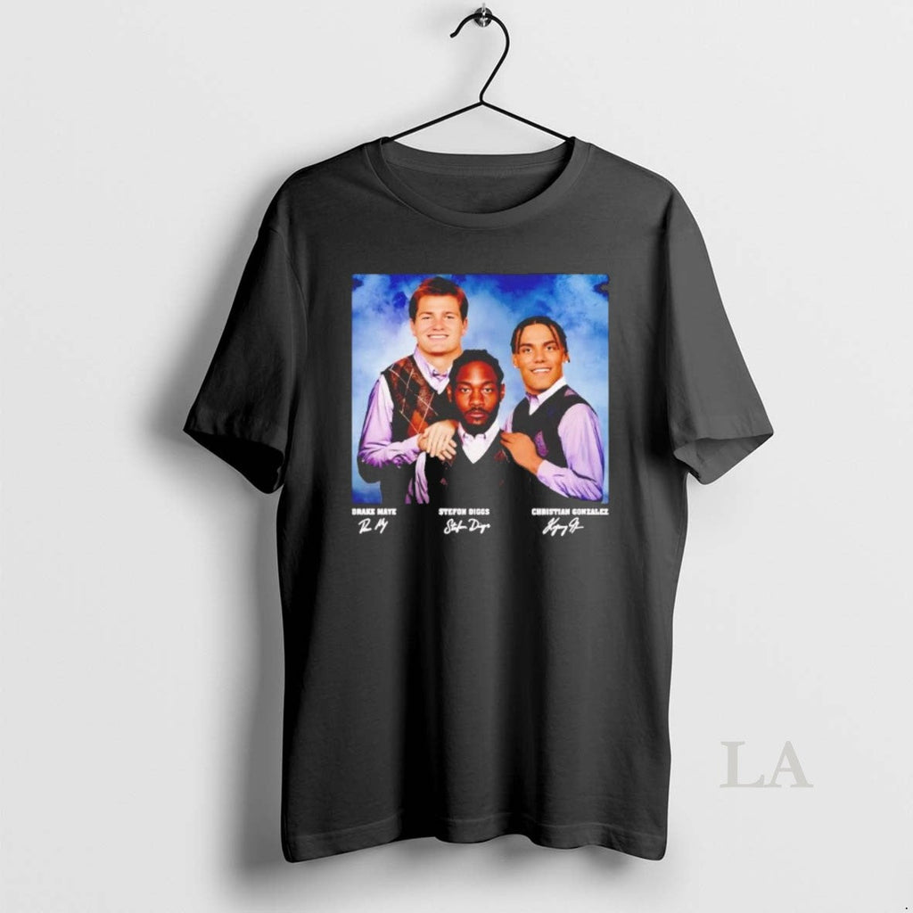 Original Stefon Diggs Drake Maye Christian Gonzalez Step Brothers T-Shirts, Hoodie, Sweatshirt